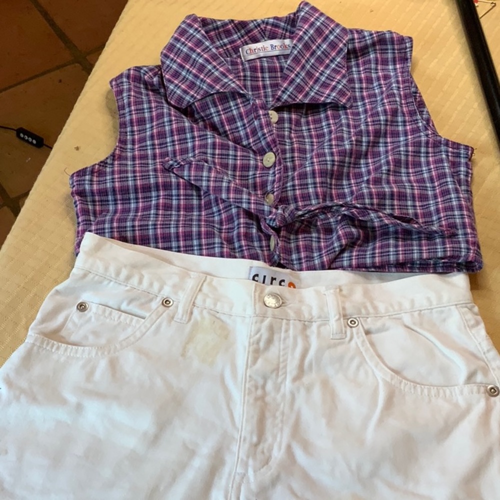 Christie Brooks top and Circo shorts
